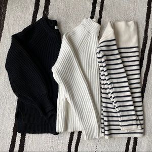 Set of 3 Sweaters: Madewell Gap Banana Republic XS